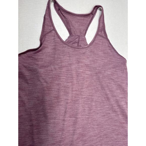 Lululemon Essential Tank‎ Heathered Dusty Mauve Racerback Size S Approximate - Picture 2 of 5
